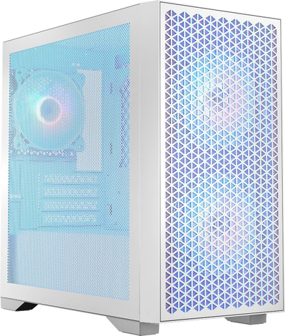 Kuti PC Logic Concept Dart Pro ARGB Mini, mATX ITX, 3 вентилатори ARGB, бела