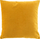 Jastëk dekor Velvet Yellow VELOURIANE, 50x50 cm, velur, i verdhë mustardë