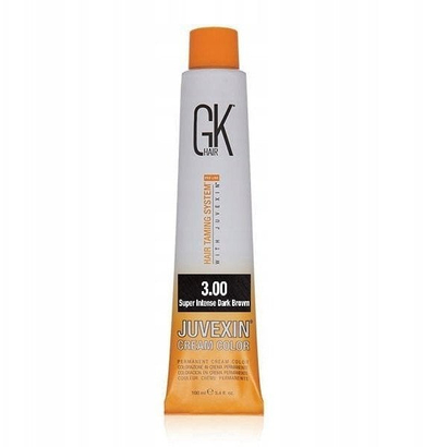 Боја за коса Gk Hair Global Keratin 300, многу темно кафеава, 100 ml