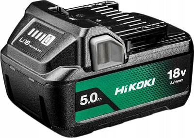 Bateri rezervë Hikoki BSL1850MA, 18V, 5.0Ah, e zezë