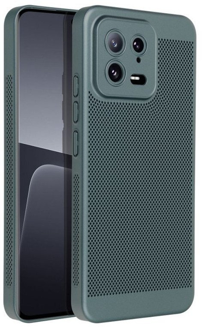 Kuti mbrojtëse OEM BREEZY për Xiaomi 13 Pro, back cover, e gjelbër