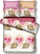 Set çarçafësh DecoKing Microfiber Emerald Cream, 155x220 cm, me jastëk 80x80 cm, shumëngjyrësh