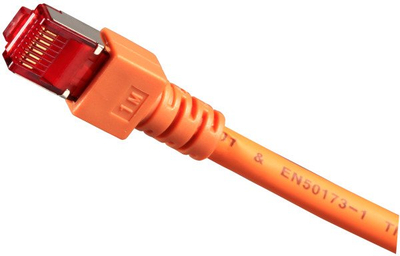Кабел за мрежа EFB Elektronik RJ45, Cat.6 S/FTP, 25m, портокалов