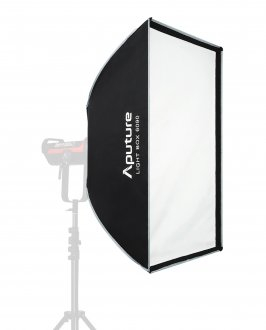 Softbox Aputure Light Box 60x90, drejtkëndor, për drita studioje, i zi