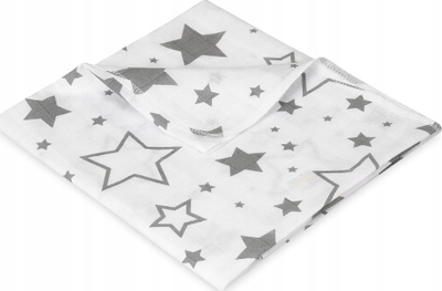 Set pelena pëlhure Babymatex Muslin Star, 3 copë, me yje, shumëngjyrësh
