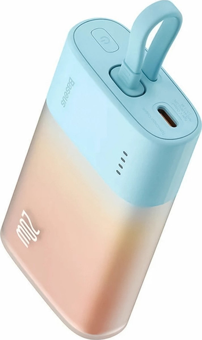 Powerbank Baseus Popsicle, 5200mAh, 20W, me llaster Lightning t’ngjitur vetë