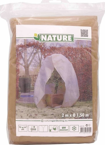 Mbulesë mbrojtëse për bimë Nature, 70 g / m, 2x1.5x1.5 m, bezhë