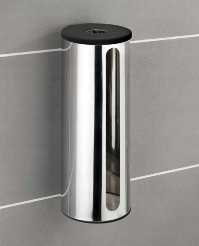 Mbajtës muri për letër rezervë Wenko Detroit, Turbo Loc, çelik inox