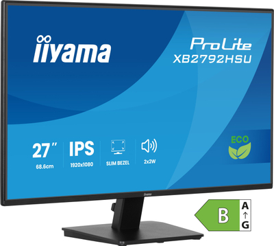 Monitor Iiyama ProLite X2792HSU-B1, 27", Full HD, i zi