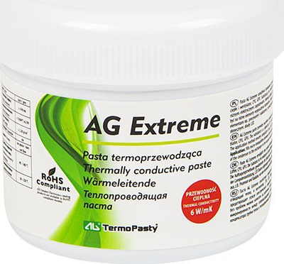 Pasta termike TermoPasty AG Extreme, 100g, 6 W/mK, gri