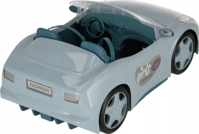 Makina lodër për kukulla MEGA CREATIVE Doll Car 543443, kabrio, për 2 kukulla, blu e çelët