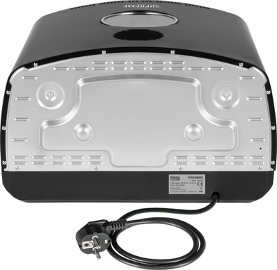 Furrë pice Teesa Supreme Elite, 2200W, 450°C, e zezë