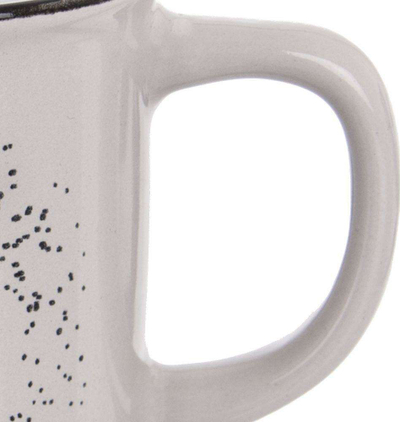 Filxhan qeramike dekor, 300 ml, i bardhë