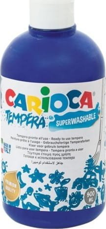 Bojë tempera e larshme Carioca, 500 ml, blu navy