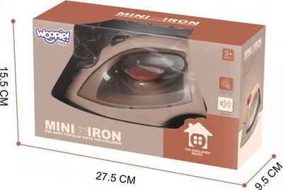 Hekur lodër WOOPIE Mini Iron, me spraj, dritë edhe zë, bezhë