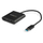 Adaptor USB 3.0 në 2x HDMI StarTech TAA, deri 4K, i zi