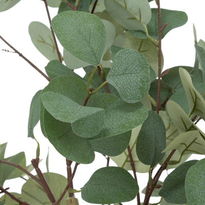 Bimë artificiale Atmosphera Eucalyptus Cony, 127cm, me vazo, e zezë