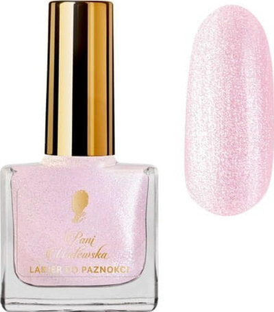 Lак за нокти Pani Walewska No. 25 Rose Diamond, брзо сушење, 9 ml, розова со сјај