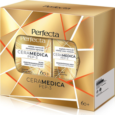 Set kozmetik Perfecta Ceramedica PEP-3, krem fytyre 60+ 50ml, krem sysh, ar