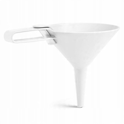 Hinkë kuzhine Blim Plus DOLINA Crystal Funnel, polipropilen, pa BPA, e bardhë
