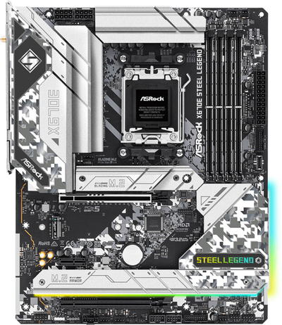 Pllakë amë ASRock X670E STEEL LEGEND - AMD X670