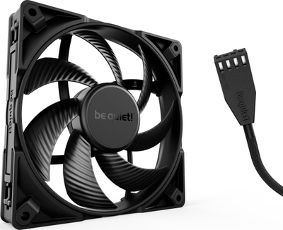 Ventilator për kasë Be Quiet Silent Wings Pro 4, 140mm, PWM, i zi