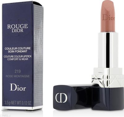 Ruzh buzësh Dior Rouge Dior 219 Rose Montaigne, 3.5g, që mbushet prap, nude rozë