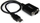 Kabllo StarTech USB-A to DB-9, 0.4m, e zezë
