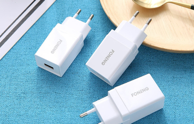 Karikues telefoni Foneng K210 me kabllo, 5V 2.1A, Micro USB, i bardhë