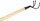 Алатка за градинарство BIG Loosener Claws, 3 метални запци, 35cm, зелена