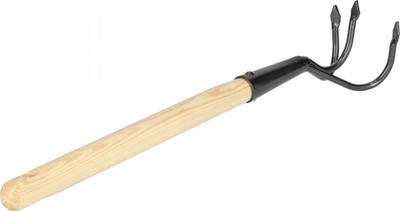 Алатка за градинарство BIG Loosener Claws, 3 метални запци, 35cm, зелена