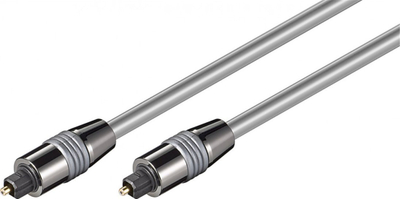 Kabllo audio optik Goobay AVK 221-0100, TOSLINK në TOSLINK, 1 m, gri