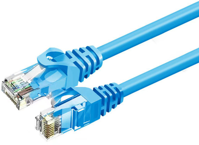 Kabllo rrjeti Ethernet Cat6, 1m, e zezë