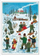 Kartolina Krishtlindjesh Josef Lada Czech Christmas, set 12 copë, ilustrime festive, shumëngjyrëshe