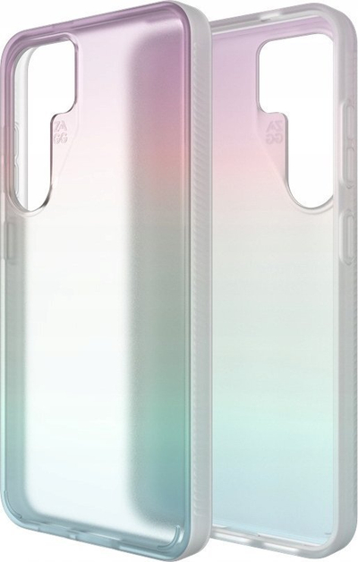 Kapak telefoni ZAGG Milan për Galaxy S24, me shkëlqim ngjyrash, transparent