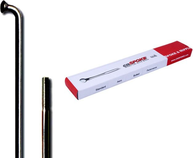 Set fije rrote biçiklete Cn Spoke STD14, inox, 182mm, 144 copë, e zezë