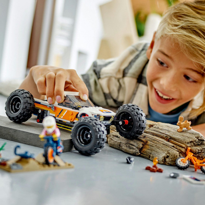 Set LEGO® City 60387 Adventure with 4x4 SUV, 252 pjesë