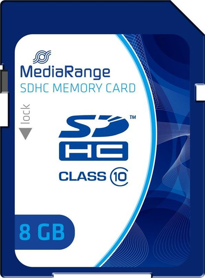 Kartë memorie MediaRange MR962 SDHC, 8GB, Class 10