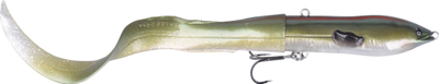 Karrem peshkimi Savage Gear 3D Hard Eel, 17cm, 40g, jeshile me argjend