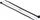 Lidhëse kabllosh DeLOCK, 200 x 4.8 mm, forcë e madhe tërheqje, të zeza 100 copë