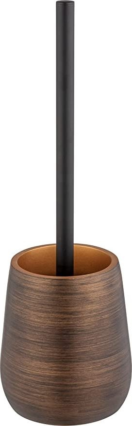 Set furçe tualeti WENKO Palena, plastike polyresin, kokë e zëvendësueshme, bronz