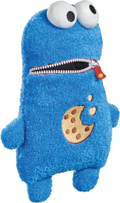 Lodër plushi Sorgenfresser Cookie Monster, pelush i butë, blu