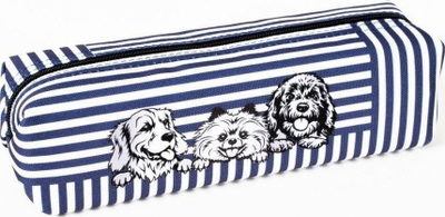 Penar FANDY Pencil Case Doggy 2, tekstil, 21 x 6 x 6 cm, shumëngjyrësh