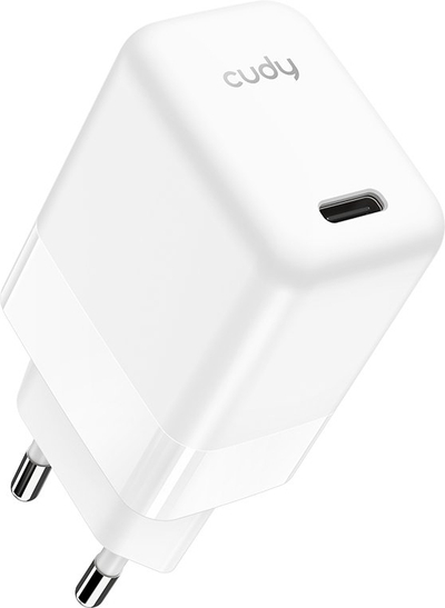 Karikues USB Cudy 30W USB C, prizë EU, i bardhë