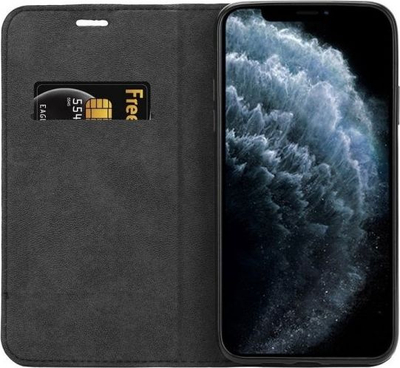Mbulesë mbrojtëse Crong Folio Case për iPhone 11 Pro Max, me kapak magnetik, e zezë