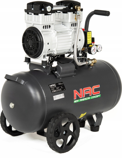 Kompresor ajri NAC pa vaj, 50L, 1500W, i qetë