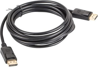 Kabllo Lanberg DisplayPort - DisplayPort 3m, (CA-DPDP-10CC-0030-BK), e zezë