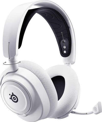 Kufje gaming SteelSeries Arctis Nova 7X Wireless, 2.4 GHz, Bluetooth, të bardha