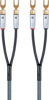Кабел за звучници Monolith Monoprice 14AWG, бакар OFC, конектори спојка позлатени, 3m