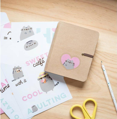 Sticker-a ngjitës Pusheen the Cat Gadget Decals, 16 copë, vinil, shumëngjyrëshe